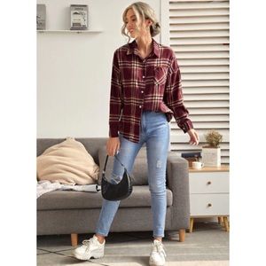 Plaid Button Down Shirt